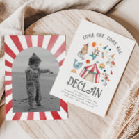 Invitación de cumpleaños de Circo Fotográfico | Ca