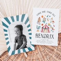 Invitación de cumpleaños de Circo Fotográfico | Ca