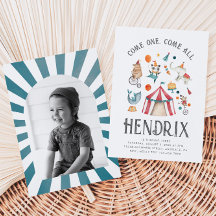 Invitación de cumpleaños de Circo Fotográfico | Ca