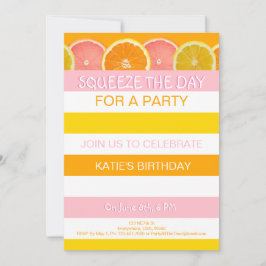 Invitación de cumpleaños de Citrus