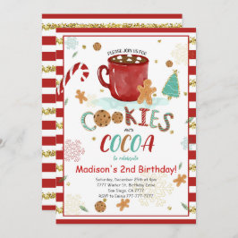 Invitación de cumpleaños de Cookies