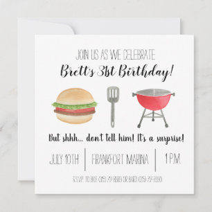 Invitación de cumpleaños de Cookout