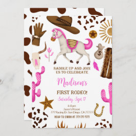 Invitación de cumpleaños de Cowgirl
