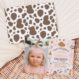 Invitación de cumpleaños de Cowgirl | 2.ª Invitaci