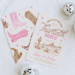 Invitación de cumpleaños de Cowgirl 30<br><div class="desc">Invitación de Novia 30 Años Listo para ser personalizado por usted!</div>