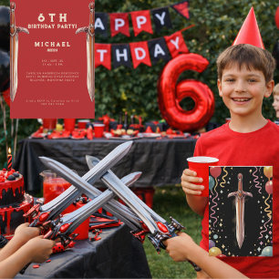 Invitación de cumpleaños de cualquier año con espa