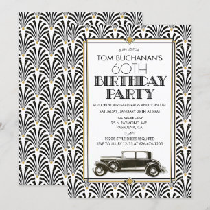 INVITACIÓN DE CUMPLEAÑOS DE CUALQUIER EDAD - Arte