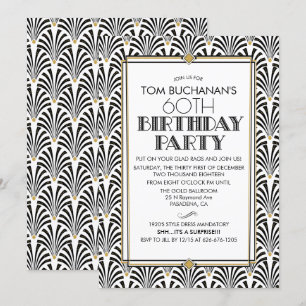 INVITACIÓN DE CUMPLEAÑOS DE CUALQUIER EDAD - Arte
