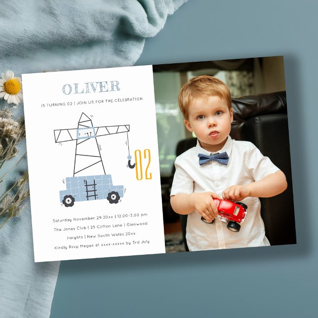 Invitación de cumpleaños de cualquier edad con fot (Subido por el creador)