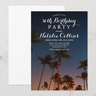 Invitación de cumpleaños de cualquier edad con pal