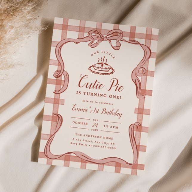 Invitación de cumpleaños de Cutie Pie Otoño Primer (Subido por el creador)