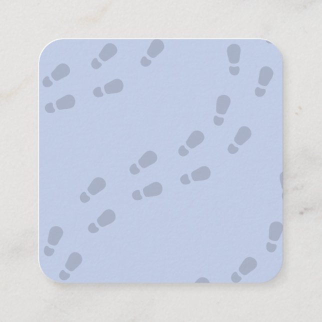 Invitación de cumpleaños de detective lindo niño (Reverso)