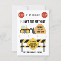 Invitación de cumpleaños de Digger