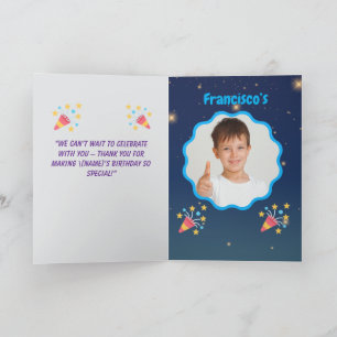 Invitación de cumpleaños de dinosaurios ruidosos -