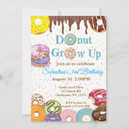 Invitación de cumpleaños de Donut