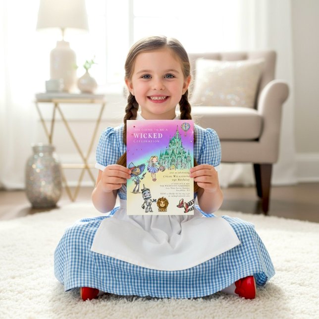 Invitación de Cumpleaños de Dorothy y Amigos Tema  (Subido por el creador)