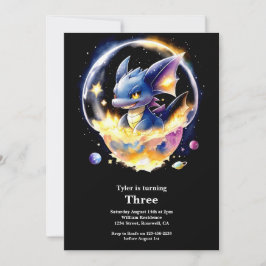 Invitación de cumpleaños de Dragon