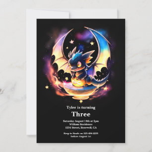 Invitación de cumpleaños de Dragon
