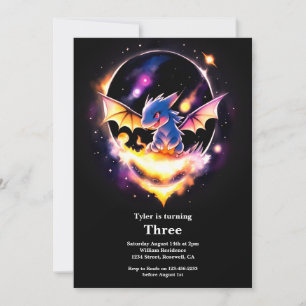 Invitación de cumpleaños de Dragon
