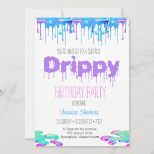 Invitación de cumpleaños de Drippy