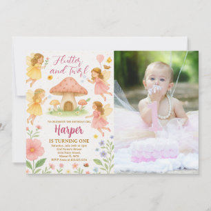 Invitación de cumpleaños de Fairy 1