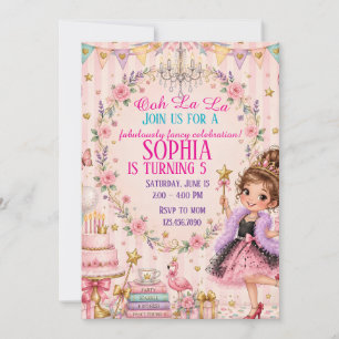 Invitación de cumpleaños de Fancy Nancy