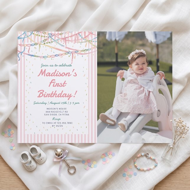 Invitación de cumpleaños de Fancy Nancy Pastel Gir (Subido por el creador)