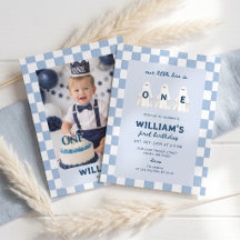 Invitación de cumpleaños de fantasma de niño Littl