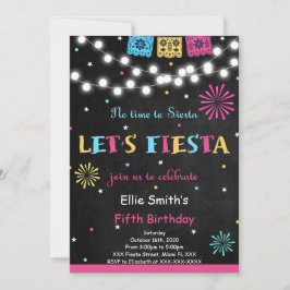Invitación de cumpleaños de Fiesta