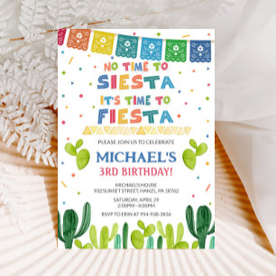 Invitación de cumpleaños de Fiesta