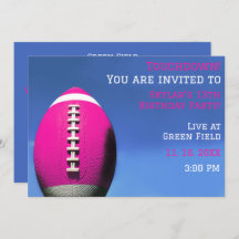 Invitación de cumpleaños de Fiesta chica