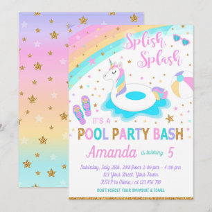 Invitación de cumpleaños de Fiesta de billar de un