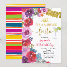 Invitación de cumpleaños de Fiesta Foral Surprise
