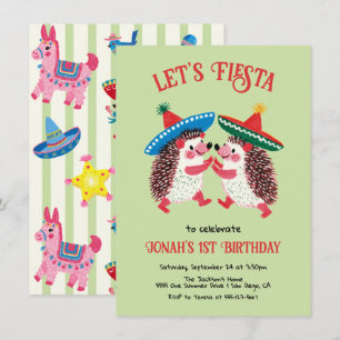 Invitación de cumpleaños de fiesta mexicana con er