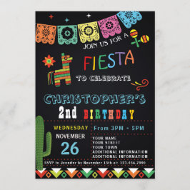 INVITACIÓN DE CUMPLEAÑOS DE FIESTA MEXICANA | FIES