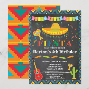 Invitación de cumpleaños de Fiesta para niño o niñ