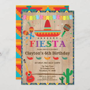Invitación de cumpleaños de Fiesta para niño o niñ