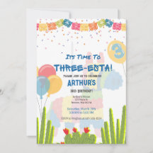 Invitación de cumpleaños de Fiesta para niños de t