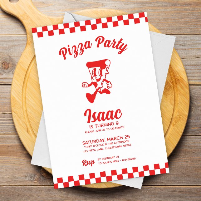 Invitación de cumpleaños de Fiesta Pizza (Subido por el creador)