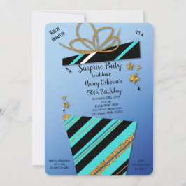 Invitación de cumpleaños de Fiesta sorpresa