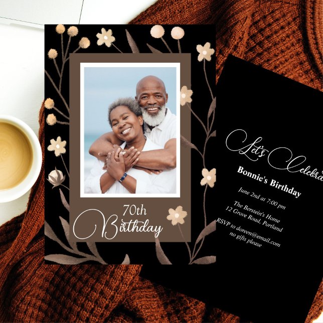 Invitación de cumpleaños de foto imprimible (Subido por el creador)
