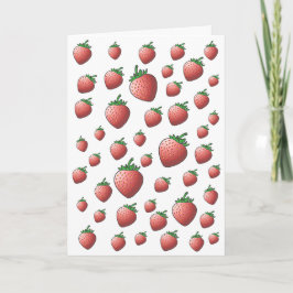Invitación de cumpleaños de fresa