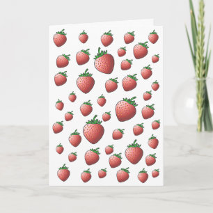 Invitación de cumpleaños de fresa