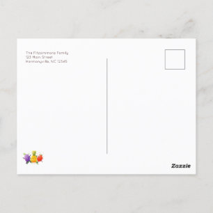 Invitación de cumpleaños de frutas bailarinas