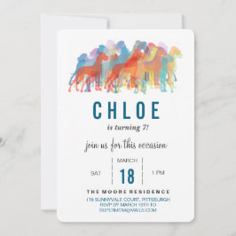 Invitación de cumpleaños de Gran Danés