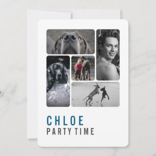 Invitación de cumpleaños de Gran Danés