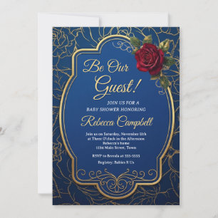 Invitación de Cumpleaños de Hada de la Belleza Ros