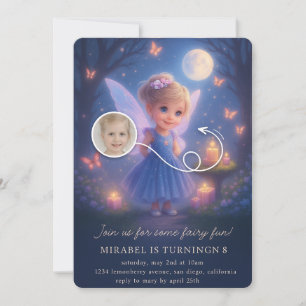 Invitación de cumpleaños de hada mágica