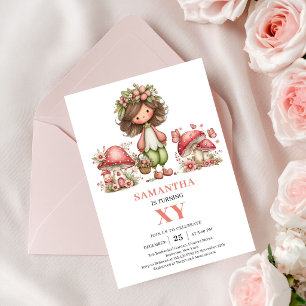 Invitación de Cumpleaños de Hadas Caprichosas con