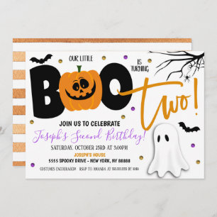 Invitación de cumpleaños de Hallow